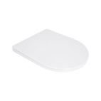 Сиденье для унитаза Qtap (Taurus 490) 422 x 360 x 30 мм, White, с микролифтом, Slim Duroplast, Quick Release (QTSC179W49383)