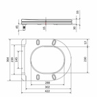 Сиденье для унитаза Qtap (Taurus 490) 422 x 360 x 30 мм, White, с микролифтом, Slim Duroplast, Quick Release (QTSC179W49383)