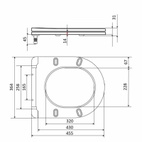 Сиденье для унитаза Qtap (Taurus 520) 455 x 365 x 38 мм, White, с микролифтом, Slim Duroplast, Quick Release (QTSC179W49384)