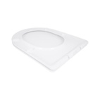 Сиденье для унитаза Qtap (Taurus 520) 455 x 365 x 38 мм, White, с микролифтом, Slim Duroplast, Quick Release (QTSC179W49384)