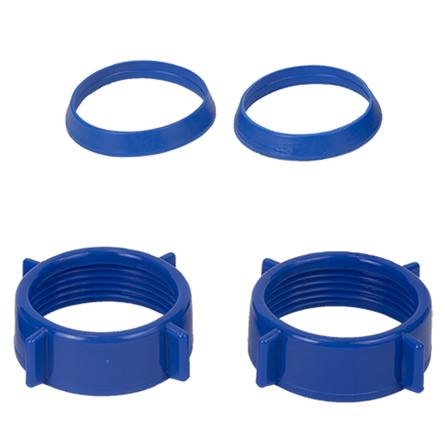 Сифон для кухонної мийки Tau з нержавіючим випуском 1½" і гнучким відведенням Ø40/50 мм