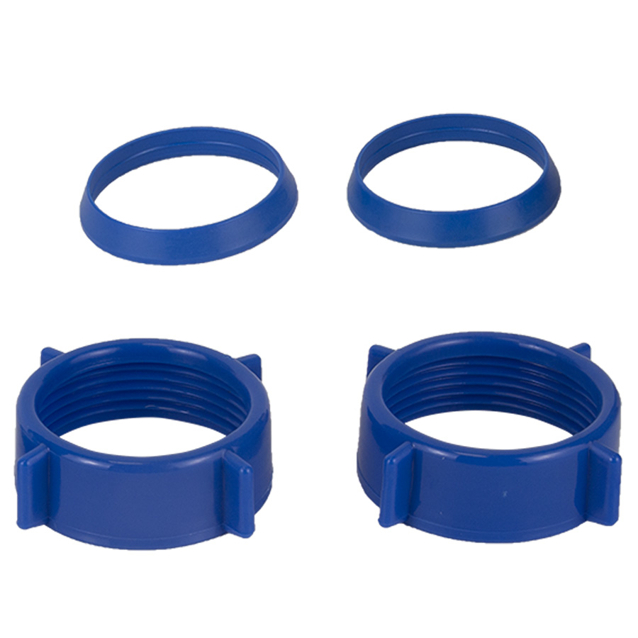 Сифон для кухонної мийки Tau з нержавіючим випуском 1½" виведенням під пральну машину та гнучким відведенням Ø40/50 мм