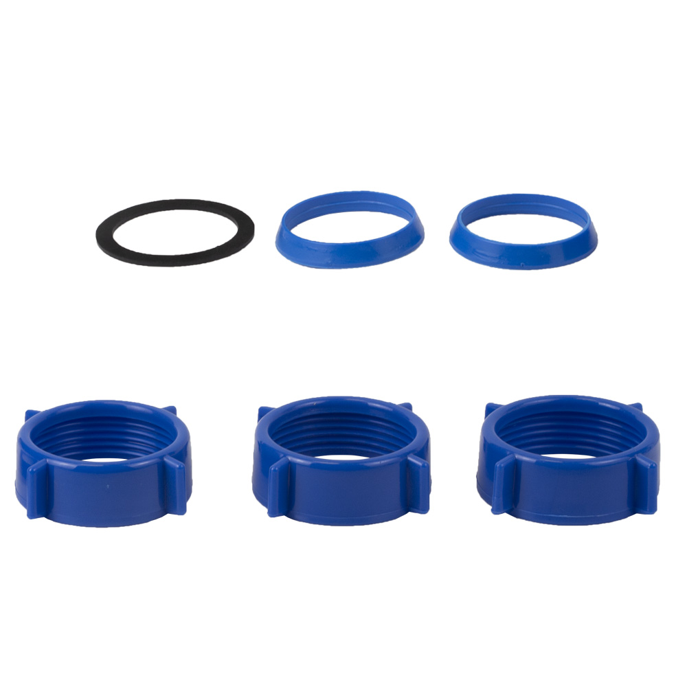 Сифон для кухонної мийки Tau з нержавіючим випуском 3½" круглим переливом і гнучким відведенням Ø40/50 мм