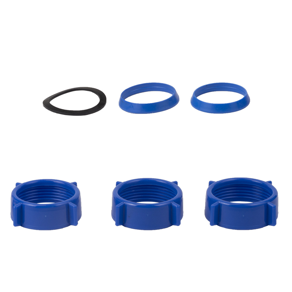 Сифон для кухонної мийки Tau з нержавіючим випуском 3½" квадратним переливом і гнучким відведенням Ø40/50 мм