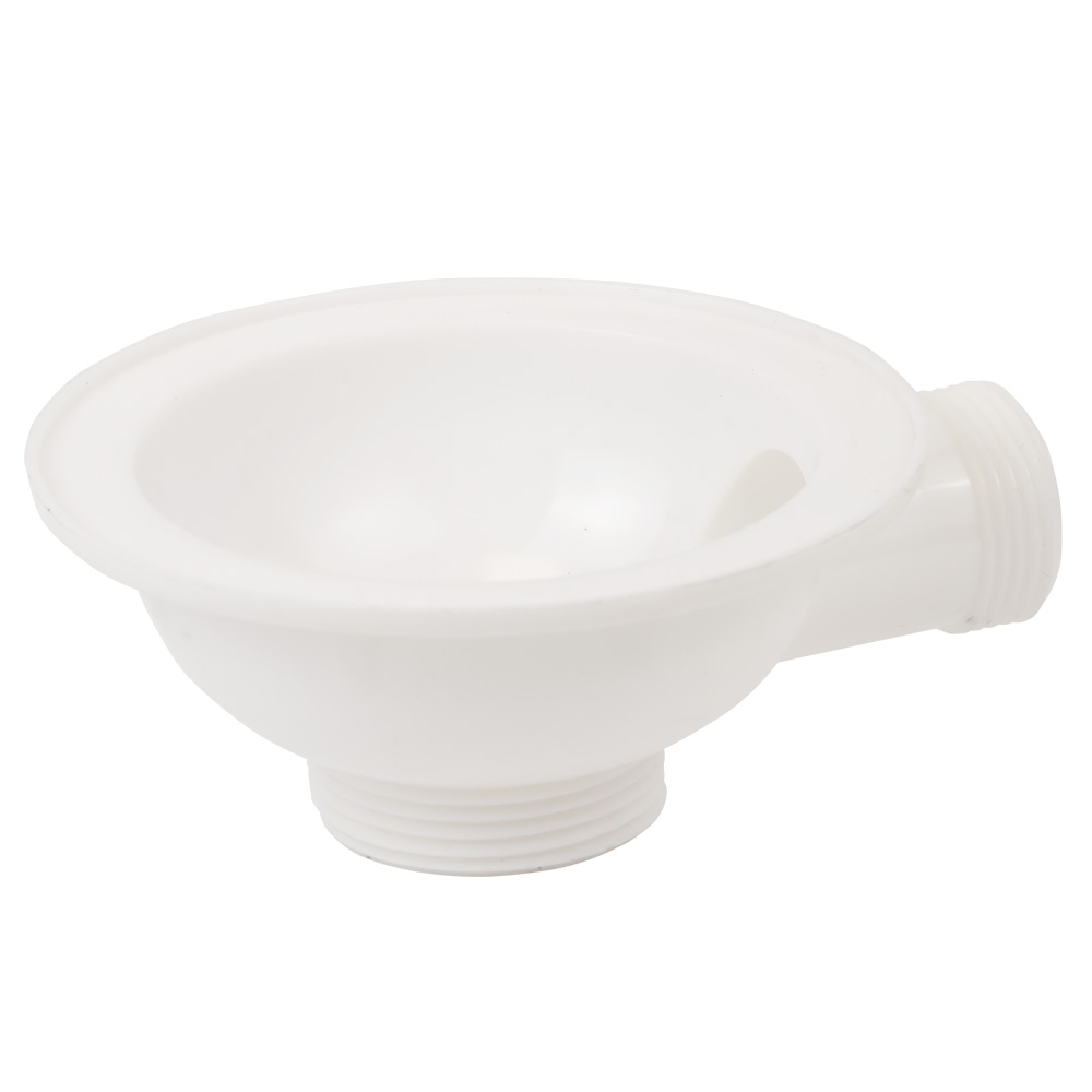 Сифон для кухонної мийки Tau з нержавіючим випуском 3½" квадратним переливом і гнучким відведенням Ø40/50 мм