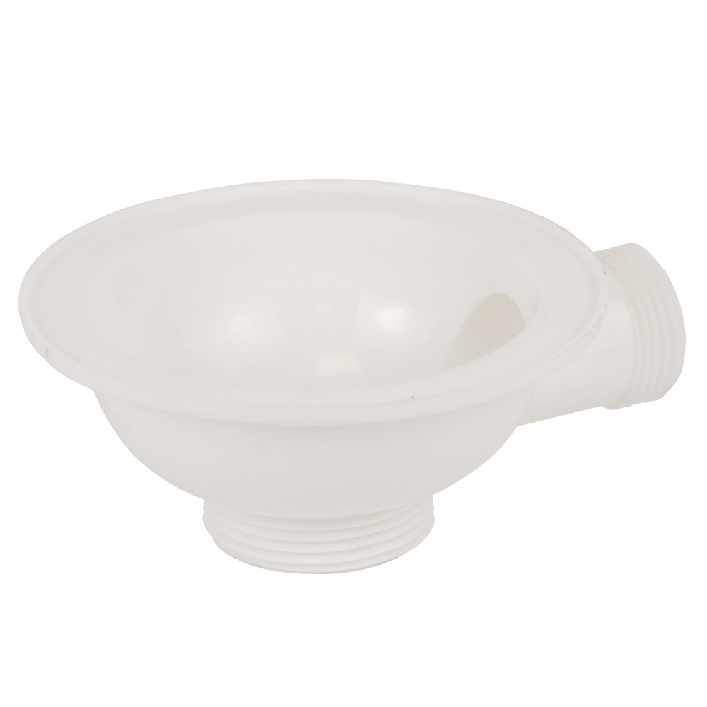 Сифон для кухонної мийки Tau з нержавіючим випуском 3½" виведенням під пральну машину круглим переливом і гнучким відведенням Ø40/50 мм