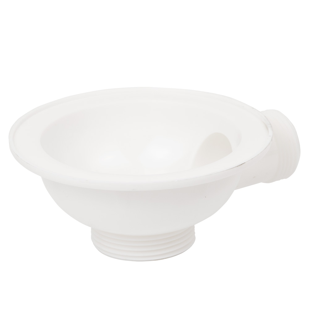 Сифон для кухонної мийки Tau з нержавіючим випуском 3½" виведенням під пральну машину квадратним переливом і гнучким відведенням Ø40/50 мм