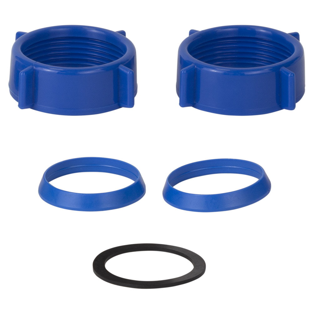 Сифон для кухонної мийки Tau з пластиковим випуском 3½" виведенням під пральну машину круглим переливом і гнучким відведенням Ø40/50 мм (Білий)