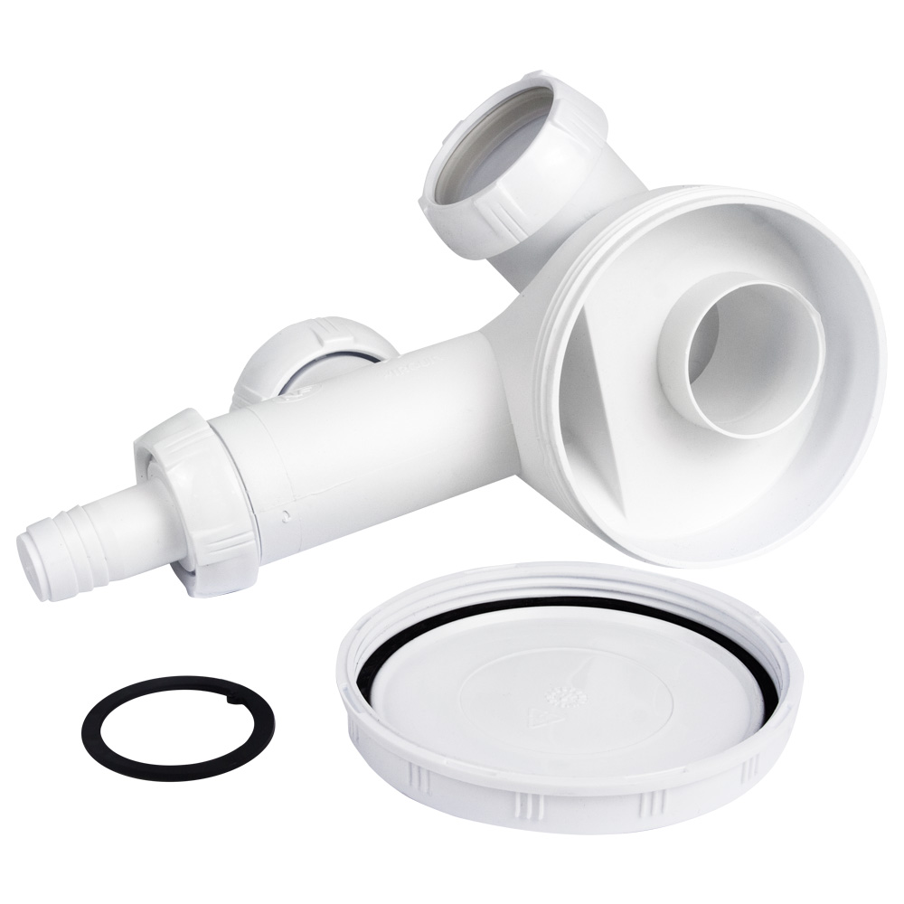 Сифон для кухонної мийки Wirquin Espace 1½"×Ø40 мм