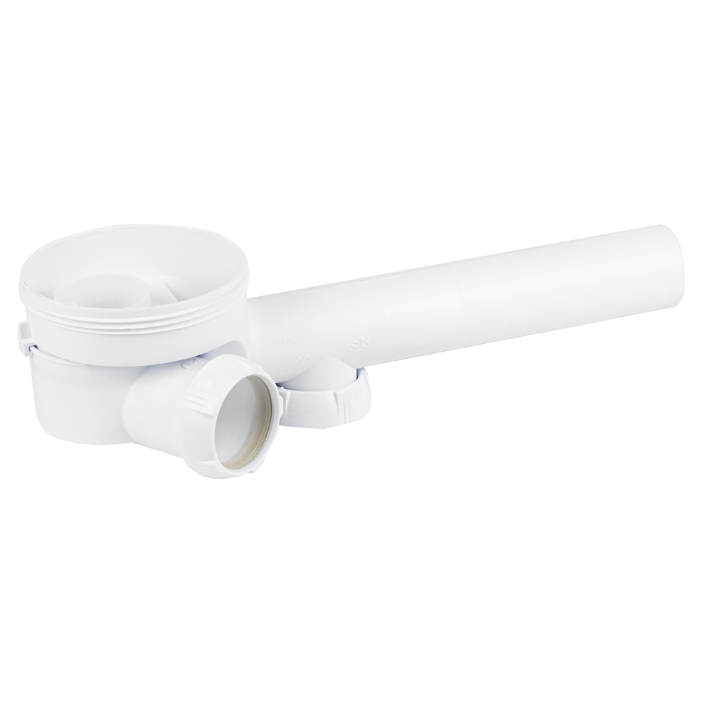 Сифон для подвійної кухонної мийки Wirquin Espace 1½"×Ø40 мм