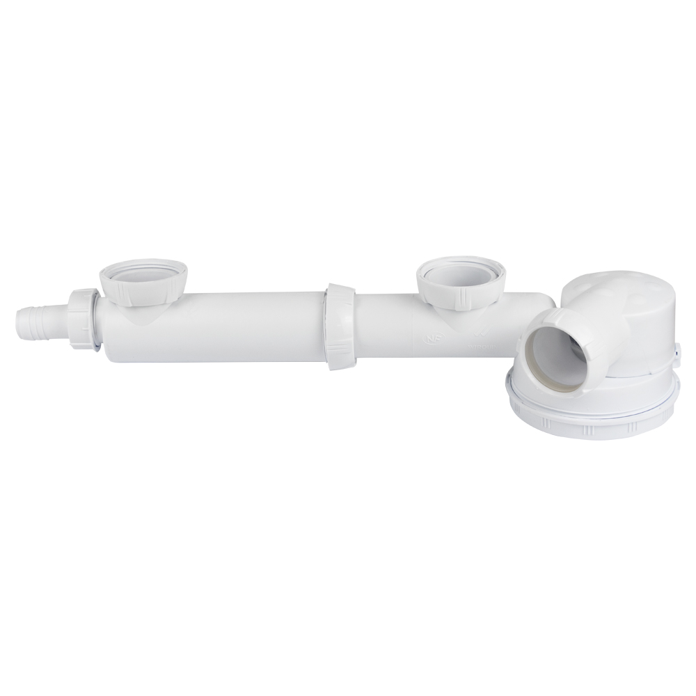 Сифон для двойной кухонной мойки Wirquin Espace 1½"×Ø40 мм