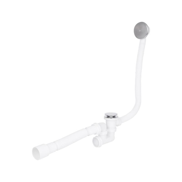 Сифон для ванны Lidz (WHI) 60 03 V002 02 с ревизией (выход 50 мм)
