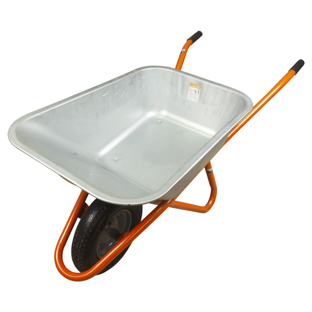 Тачка будівельна Flora одноколісна 90 л 200 кг колесо 15" (з 5-х ЧАСТИН)