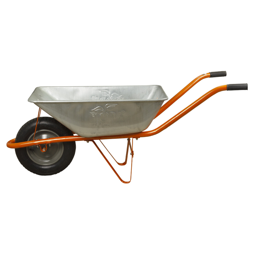 Тачка садова Flora одноколісна 58 л 120 кг колесо 14"