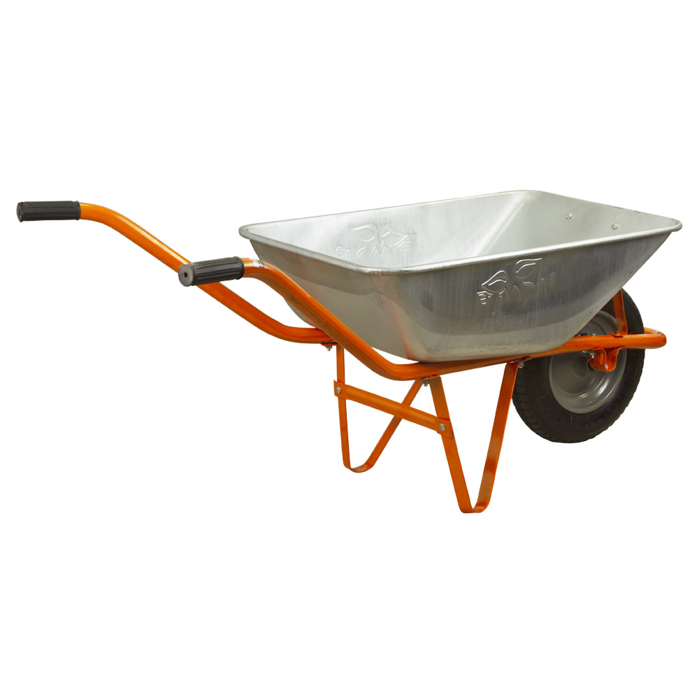 Тачка садова Grad одноколісна 65 л 90 кг колесо 14" (з 4-х частин)