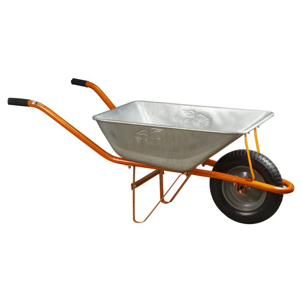 Тачка садова Grad одноколісна 65 л 90 кг колесо 14" (з 4-х частин)