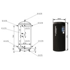 Теплоаккумулятор Thermo Alliance TA-ТАМ-00 1000 с изоляцией 80 мм