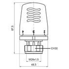 Термоголовка Icma 28 х 1,5 (№1100)