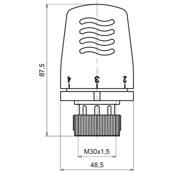 Термоголовка Icma 30 х 1,5 (№1101)