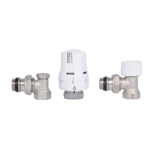 Термостатический набор Thermo Alliance Standart угловой 1/2" (TAS352W15)