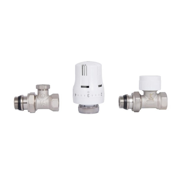 Термостатический набор Thermo Alliance Standart прямой 1/2" (TAS353W15)