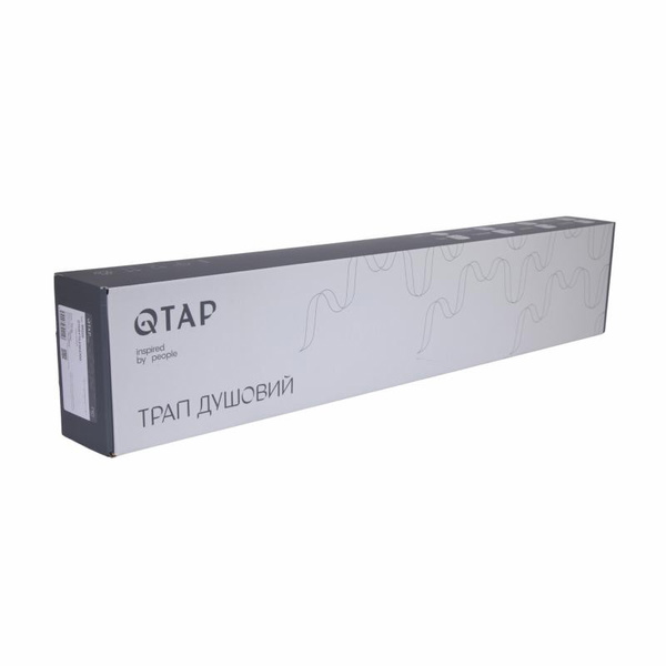 Трап Qtap Dry Tile304-600 линейный с сухим затвором под плитку 600 мм