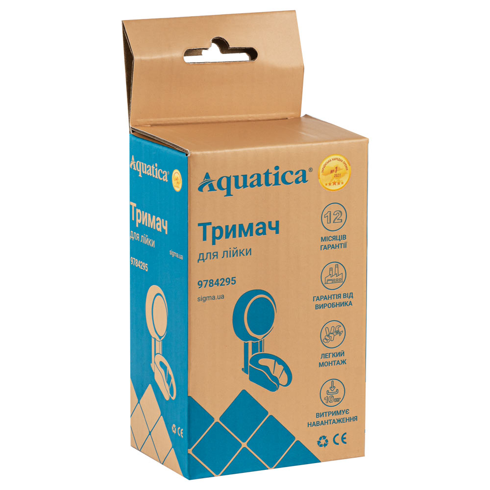 Тримач для лійки Aquatica s42 на вакуумній присосці 64×79×104 мм