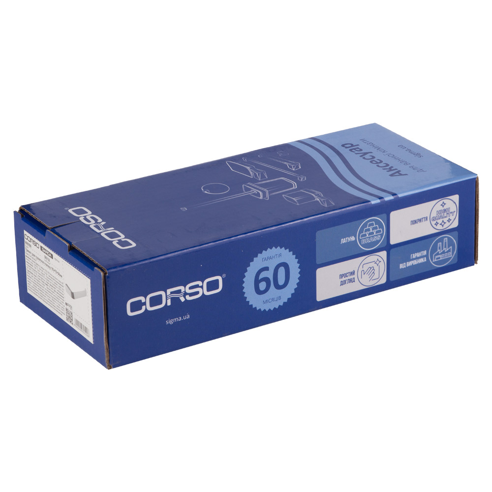 Держатель для туалетной бумаги Corso Garda 163×70×36 мм