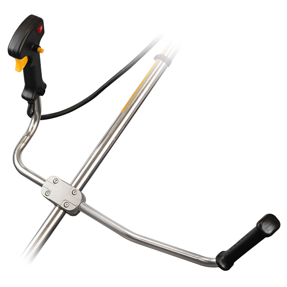 Тример Sigma бензиновий 3.6 кВт 52 см³ жорсткий посилений вал 28 мм U-ручка (котушка, 2 ножі, ремінь) (з 2х частин)