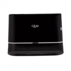 Тримач для паперових рушників Qtap Pohodli 300 мм Black (Pobut) (QTDR600BP)