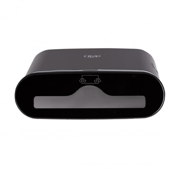 Тримач для паперових рушників Qtap Pohodli 300 мм Black (Pobut) (QTDR600BP)