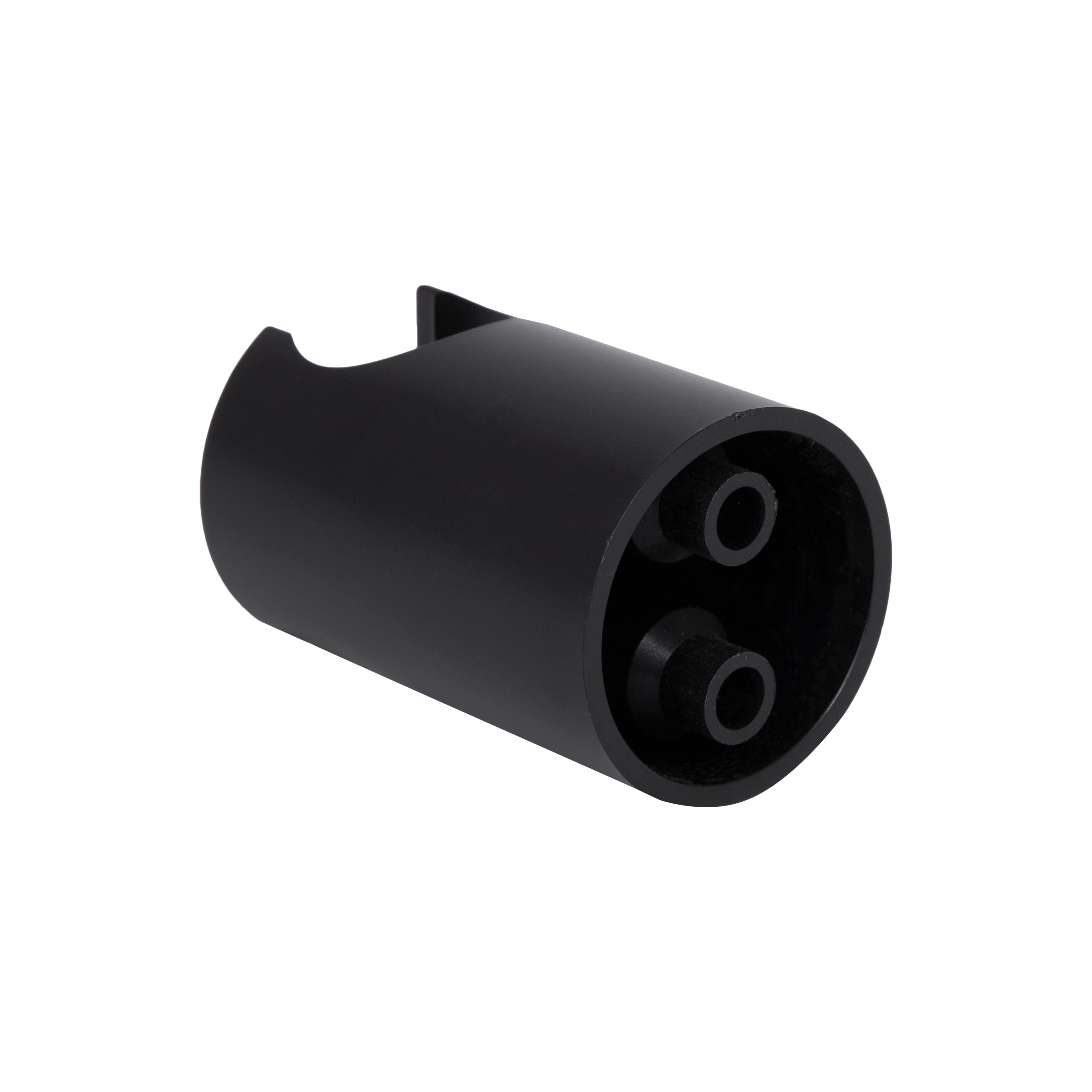 Тримач для ручного душу Qtap Spojeni округлий Black Matt (QT829910842854OB)