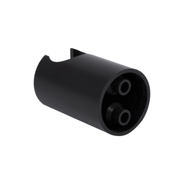 Тримач для ручного душу Qtap Spojeni округлий Black Matt (QT829910842854OB)