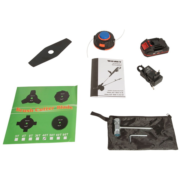 Триммер аккумуляторный Vitals AZT 1835-1n BL Kit
