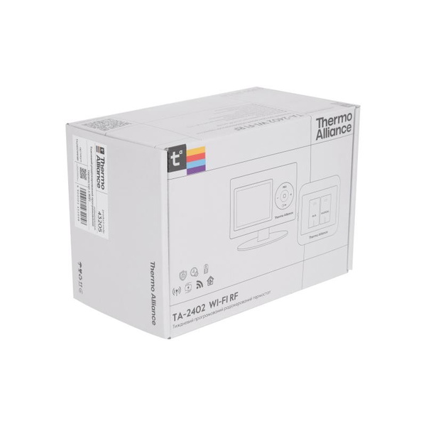 Недельный программируемый термостат Thermo Alliance ТА-2402WiFiRF радиоуправляемый c WiFi