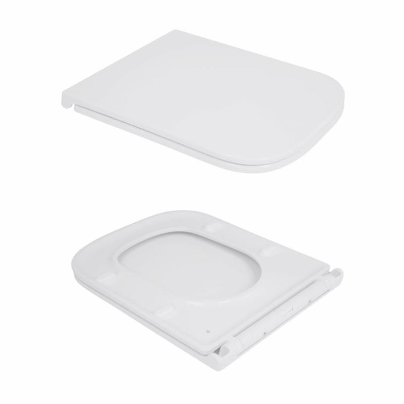 Унітаз-компакт Qtap Cardinal Ultra Quiet безобідковий із сидінням Soft-close (QT04222168AUQ3W)