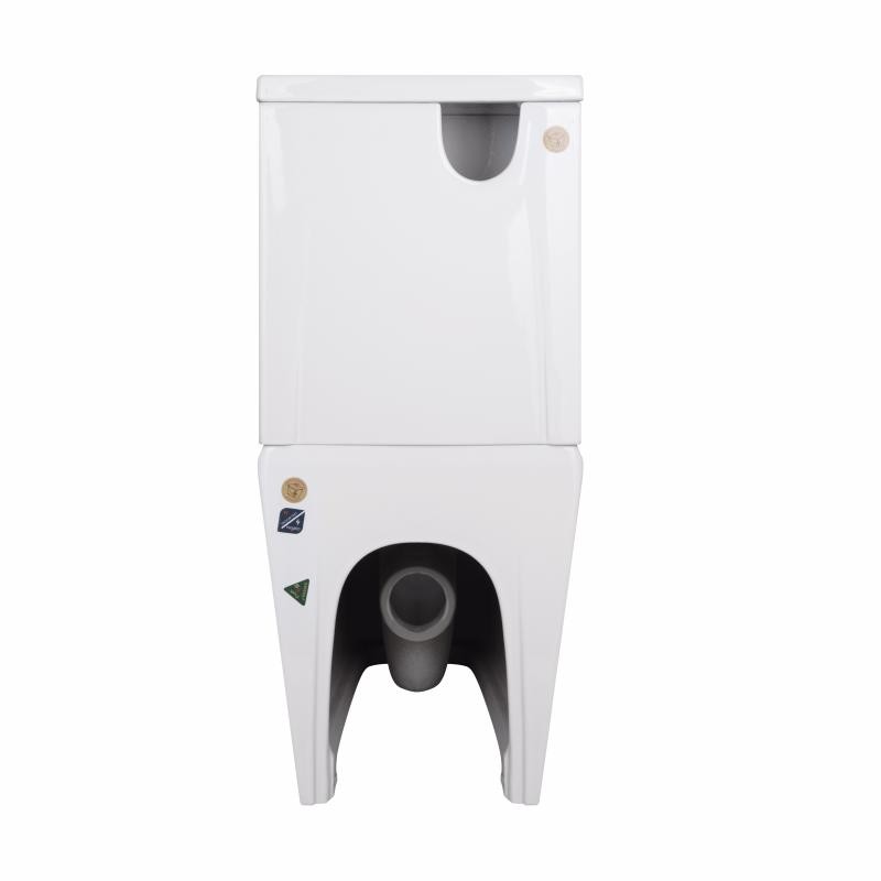 Унітаз-компакт Qtap Crow безобідковий із сидінням Soft-close (QT05222170W)