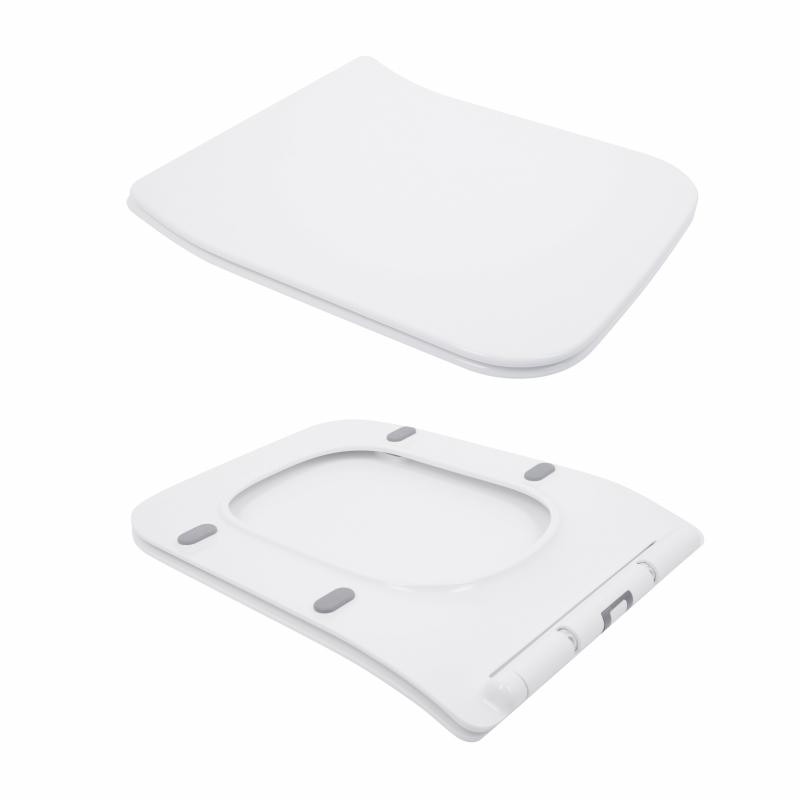 Унітаз-компакт Qtap Crow безобідковий із сидінням Soft-close (QT05222170W)