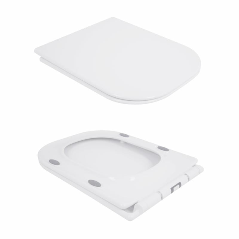 Унітаз-компакт Qtap Nando безободковий із сидінням Soft-close (QT12221222AW)