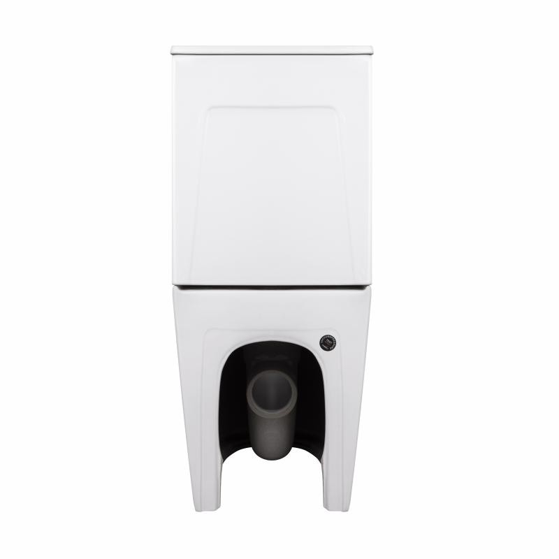 Унітаз-компакт Qtap Robin Ultra Quiet безобідковий із сидінням Soft-close (QT13226089AW)