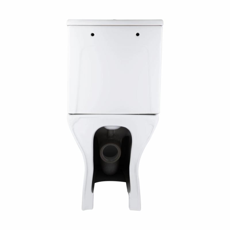 Унітаз підлоговий Qtap Aries Rimless безобідковий з сидінням Soft-close WHITE (QT03228302W)