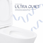 Унітаз підлоговий Qtap Arvin Ultra Quiet 630 x 350 x 795 мм, із сидінням Soft-close, White (QTARV27W49259)