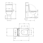 Унитаз напольный Qtap Crow Eco Ultra Quiet безободковый с сиденьем Soft-close (QTCRO27W51030)
