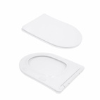 Унитаз напольный Qtap Evia Ultra Quiet 630 x 350 x 795 мм, с сиденьем Soft-close, White (QTEVI27W49258)