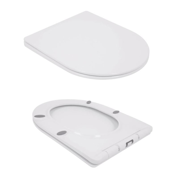 Унітаз підлоговий із сидінням Qtap Jay Eco Ultra Quiet Soft-close 640 x 360 x 835 мм White (QTJAY27W48749)