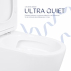Унітаз підлоговий Qtap Leo Ultra Quiet 620 x 355 x 790 мм із сидінням Soft-close, White (QTLEO27W49261)