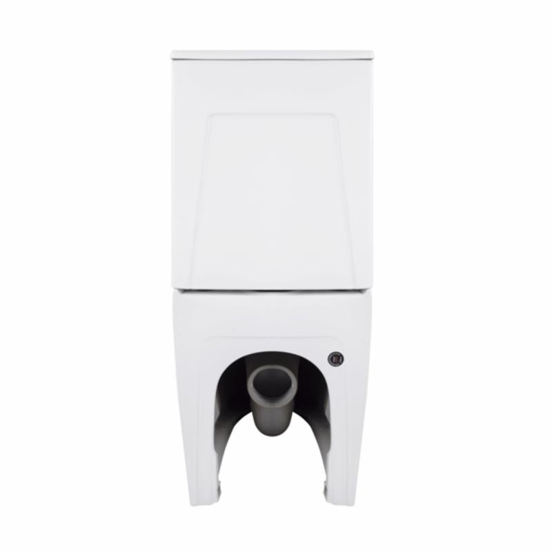 Унітаз підлоговий Qtap Robin New Ultra Quiet безобідковий з сидінням Soft-close WHITE (QT13226083AW)