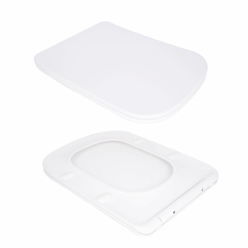 Унітаз підлоговий Qtap Tern Ultra Quiet безобідковий із сидінням Soft-Close White (QT17226003AW)