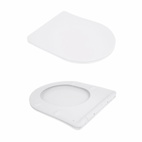 Унитаз подвесной Jay Rimless 485 x 360 x 320 мм, White, с сиденьем Slim Duroplast / Soft-close / Quick Relase Qtap (QT07335177RW)