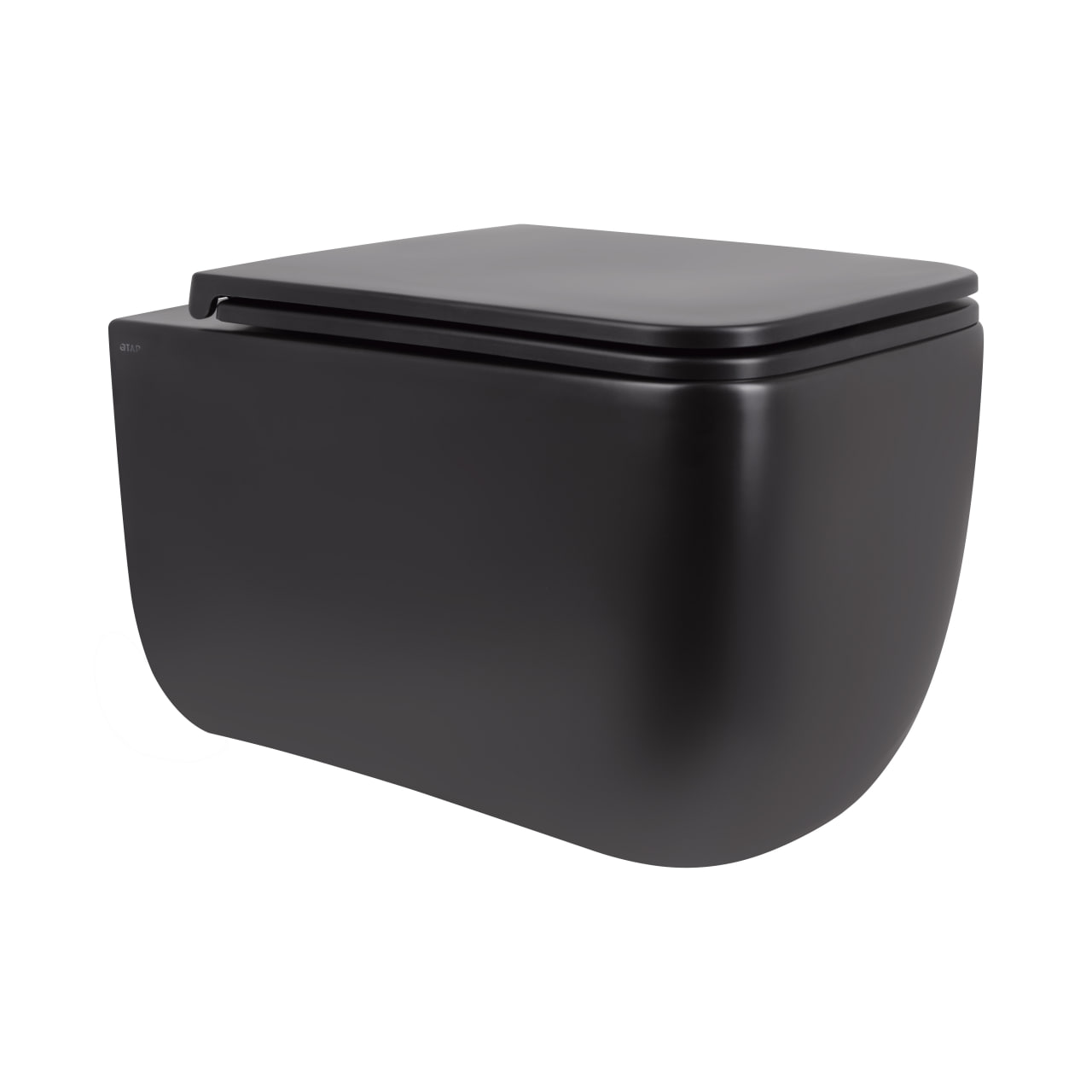 Унітаз підвісний Qtap Gemini безобідковий із сидінням Soft-close (QT2533076EUQMB)